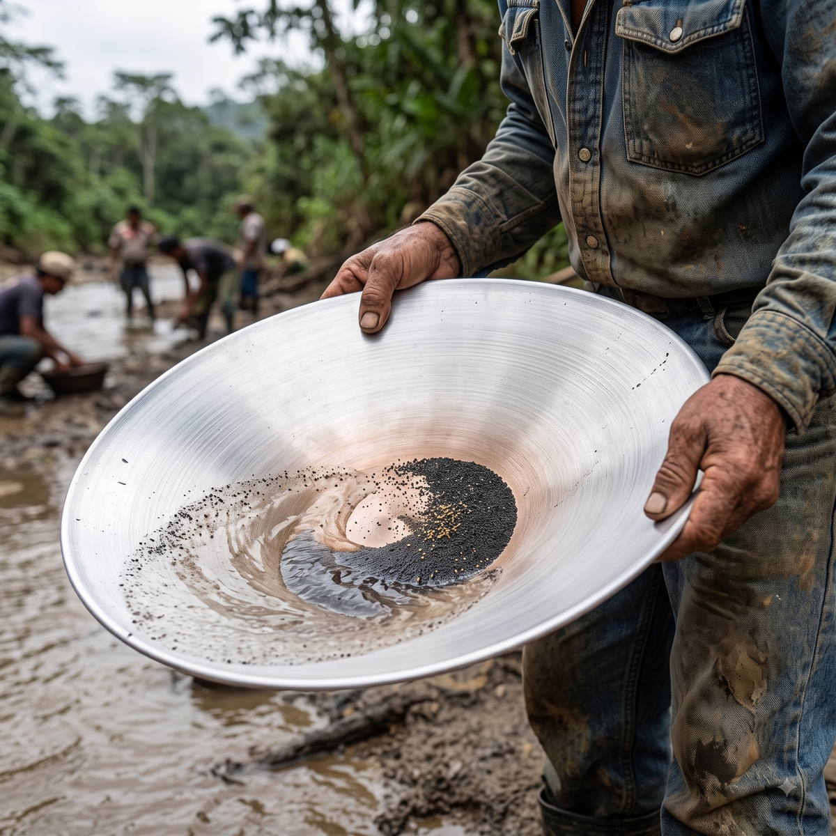 Bateas Profesionales para Lavar Oro 13" a 20" – Livianas | Pago Contraentrega