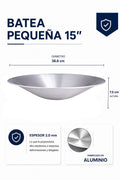 Batea aluminio pequeña (15)